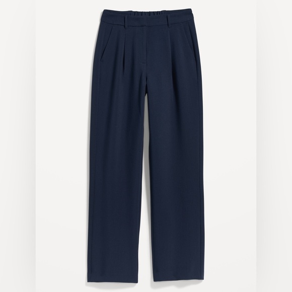 NWT Old Navy Extra High-Waisted Taylor Trousers - Navy - Picture 8 of 10